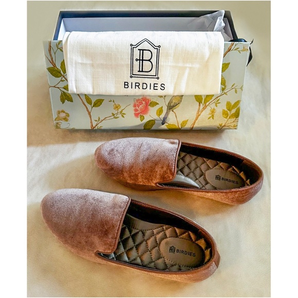 Birdies * The Starling * Dusty Rose Suede * Size 7 - Picture 2 of 2